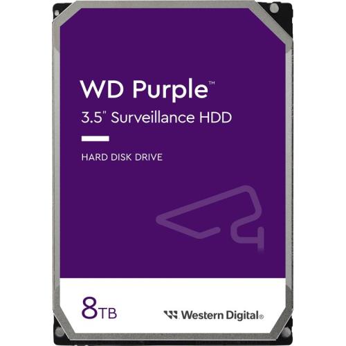 WD 8TB WD85PURZ PURPLE SATA3 5640RPM 256MB 7/24 GUVENLIK (3 YIL RESMI DIST GARANTILI)